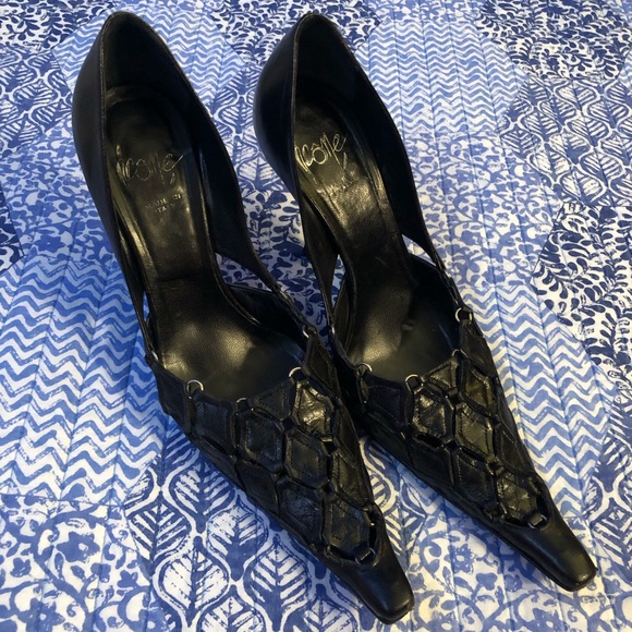 Iconê Italian Leather Heels - Picture 1 of 4
